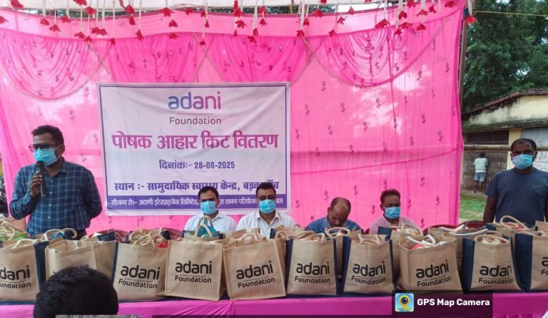 Adani Foundation Distributed Nutrition Kits to 80 TB Patients in Barkagaon Hazaribagh