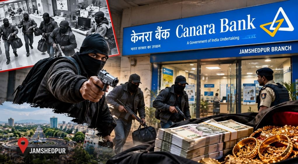 Six Gunmen Looted Cash, Gold From Jamshedpur Canara Bank