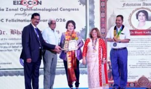 Dr Bharti Kashyap Received Prestigious Award for Ophthalmology Work