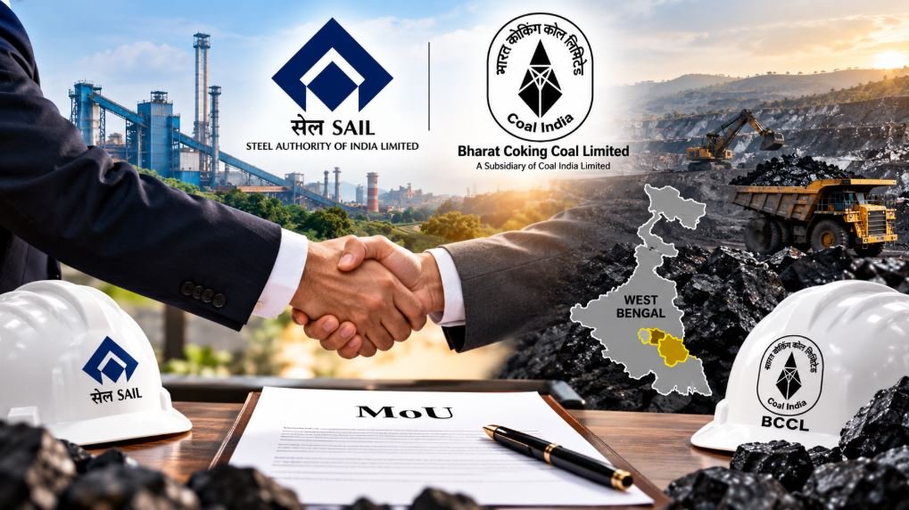 SAIL, BCCL Signed MoU to Develop Two Coking Coal Blocks in Bengal