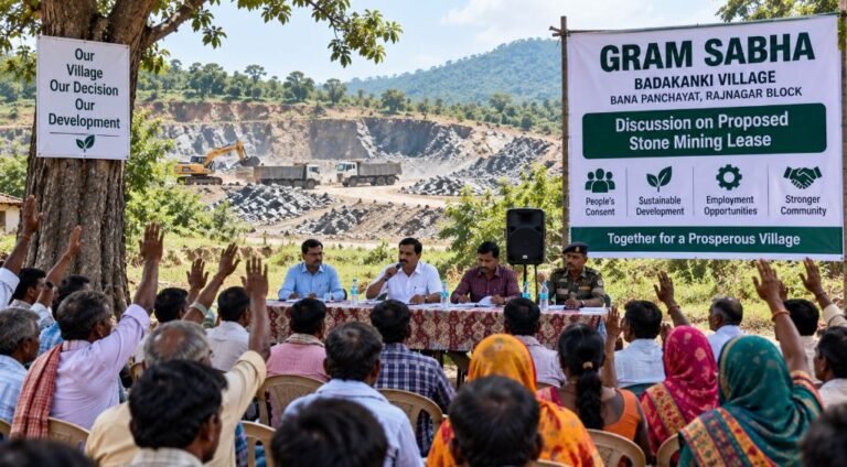 Villagers Approved Stone Mining Lease in Seraikela Kharsawan