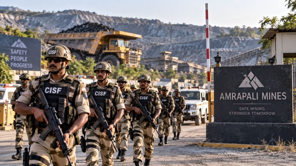 200 CISF Personnel Take Over Security At Jharkhand’s Amrapali Mines