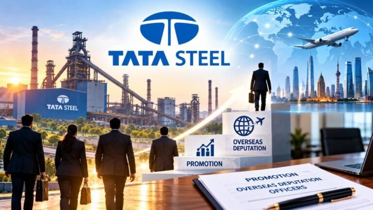 Tata Steel Announces Promotions and Overseas Deputations for Officers